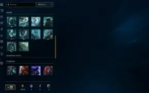 conta lol com 77 skins 2 ULTIMATES, elementalista e guardião