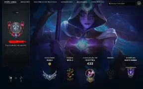 conta lol com 77 skins 2 ULTIMATES, elementalista e guardião