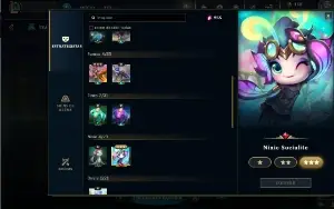 conta lol com 77 skins 2 ULTIMATES, elementalista e guardião