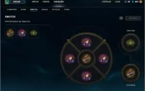 League of Legends conta Smurf prata + skins