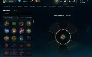 Unranked com 35 Champs e 10 Skins