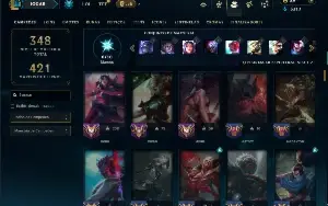 Unranked com 115 Champs e 125 Skins ( TOP / MID )