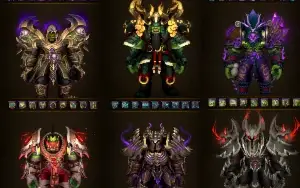 Conta Wow Com Vários Mog Elite De PvP