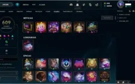 Conta League of Legends nível 214