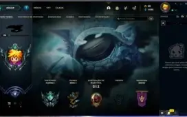CONTA LOL PLATINA 1 NIVEL 106 COM VARIOS CHAMPS