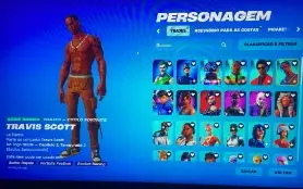 Conta Fortnite Com Travis E Muitas Skins, Machado Do Leviatã
