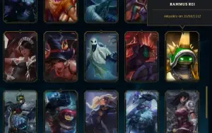 Conta League of Legends Full Acesso - ICONES E URS