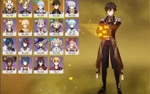 Arataki itto, ayato, zhongli Ar 36