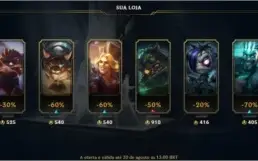 Conta LOL OURO