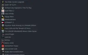 Conta Steam + epic Vários Jogos