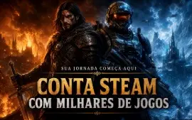 Conta Steam The Witcher 3 + Bordeland 3 + Horizon Zero