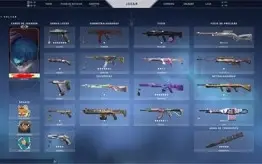 CONTA VALORANT LVL ALTO E MUITAS SKINS