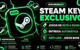 Key Steam 🔑 Jogo de R$70 a R$400 pelo menor preço