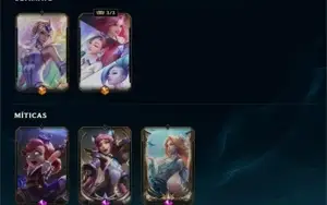 Conta Prata 2 com 2 skins míticas + Wild Rift Platina 4