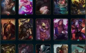 Conta de LoL BR-247 skins-Skins vitoriosas desde S4/Diamond