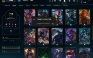 Conta com vayne prestigio e normal
