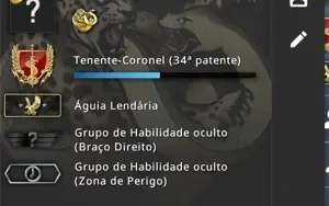 Conta aguia 1 1k de elogio  level 16gc