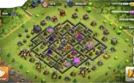 Clash of clans C9 NO COMEÇO rei 10 rainha 12 828 gemas