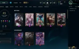 Conta League Of Legends - 45 Skins