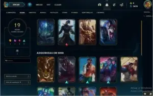 Vendo Smurf MD10 zerado e 48 champs,19 skins boas