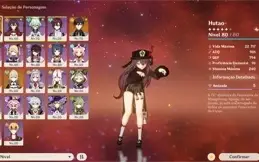 [NA] AR 42 Hutao + Zhongli + Jean + 25 dias de benção