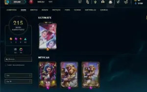 Prata 4 com TODOS os champs e 215 Skins + 2 Prestigios