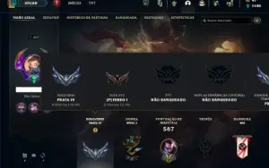Prata 4 com TODOS os champs e 215 Skins + 2 Prestigios