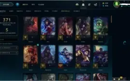 Conta no League of Legends Platina 1/ 99 Champions/ 44 Skins