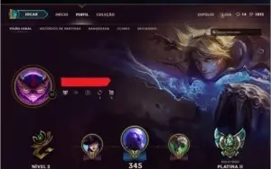 Conta League of Legends - Platina 2 (3)