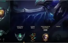 Conta lol platina 4, 69 skins lvl 186