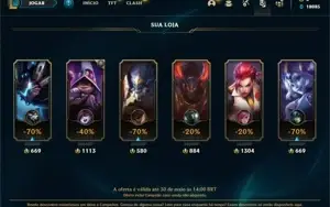 CONTA LOL DIAMANTE IV - 64% WR