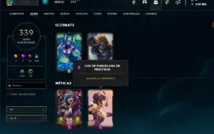 Conta Prata 1 com TODOS os champs e 339 Skins ( MAIN ADC )