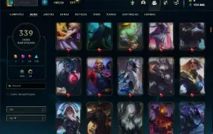 Conta Prata 1 com TODOS os champs e 339 Skins ( MAIN ADC )