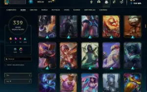 Conta Prata 1 com TODOS os champs e 339 Skins ( MAIN ADC )