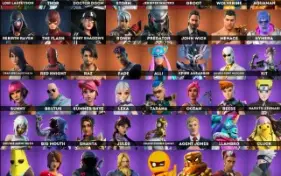 Conta Fortnite 64 skins ⭐️ John Wick⭐️Lara Croft⭐️Marshmello