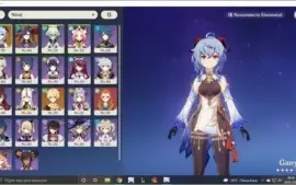 AR40 - Ganyu, Mona e Harpa Celestial. 49 resinas!