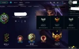 CONTA LOL UNICO DONO GOLD V.