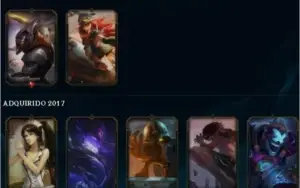 CONTA LOL UNICO DONO GOLD V.