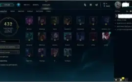 CONTA LOL UNICO DONO GOLD V.