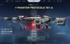 Conta valorant platina 2 com muitas skins