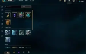 Conta Lol, desde 2017, MMR Baixo.