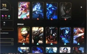 Conta lol com todos os personagens