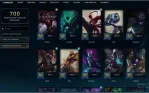 Conta league of legends
