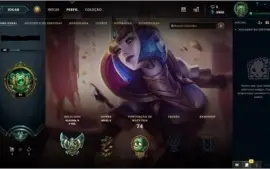 Conta Platina V   LOL