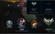 CONTA COM QUASE TODOS CHAMPS E 66 SKINS + GOLD S7