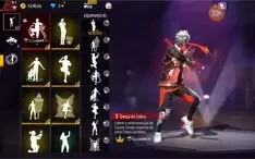 Conta Free fire muito gemada