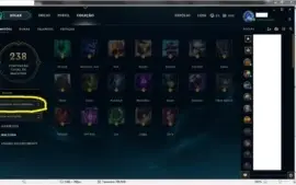 Conta LOL Diamante 5 Season 6