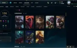 CONTA LEAGUE OF LEGENDS GOLD III, XP 248