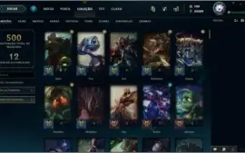 CONTA LEAGUE OF LEGENDS GOLD III, XP 248