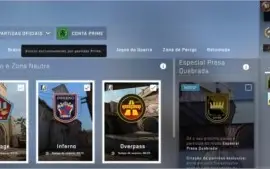 Conta CS:GO Prime Águia 1 - lvl 30 steam